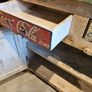 Wooden Coca Cola Sideboard