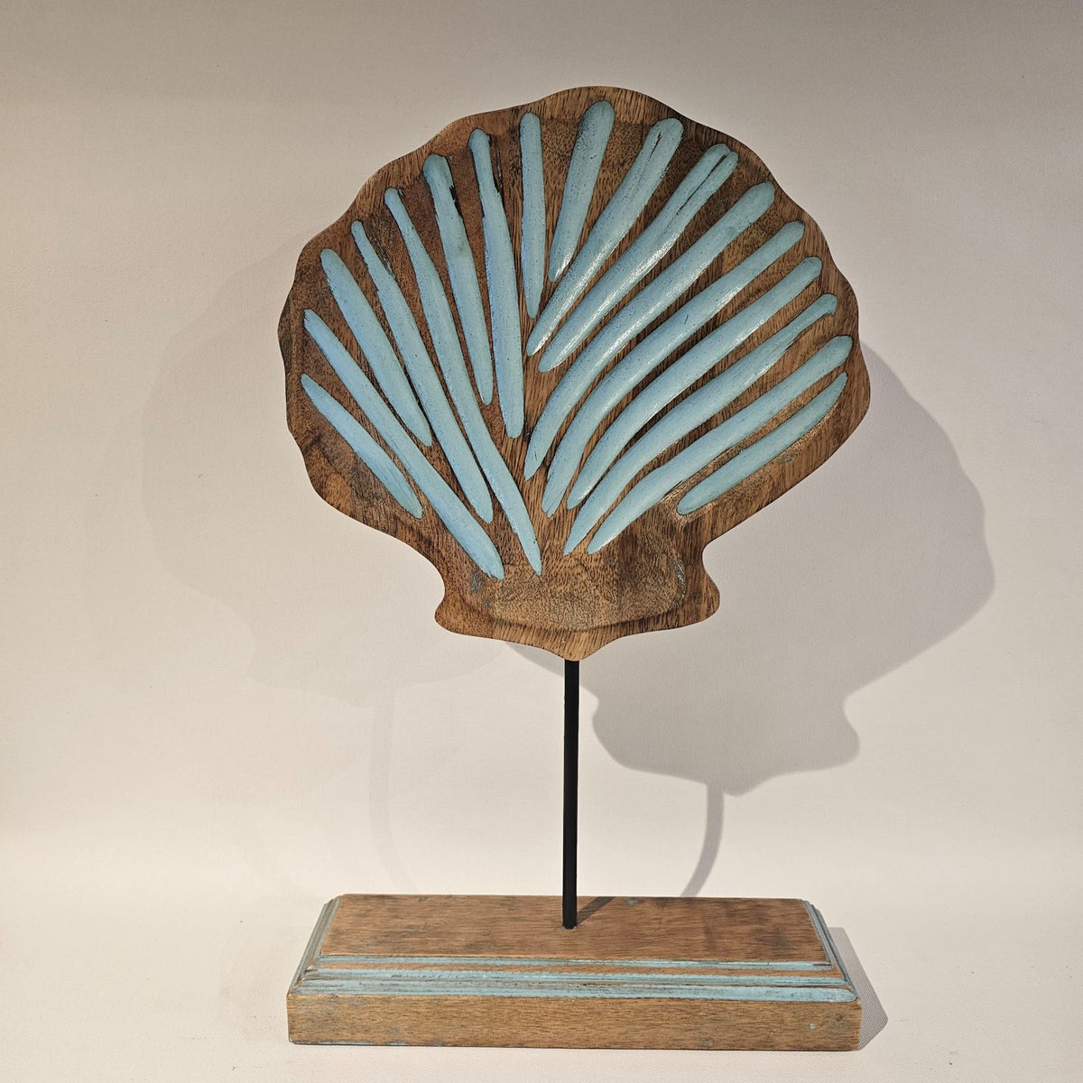 Wooden Table Accent - Shell