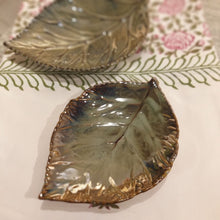 Load image into Gallery viewer, Set of 2 Leaf Platters (Small &amp; Large)