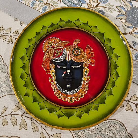 Hand-Painted Wooden Wall Plate (10in)
