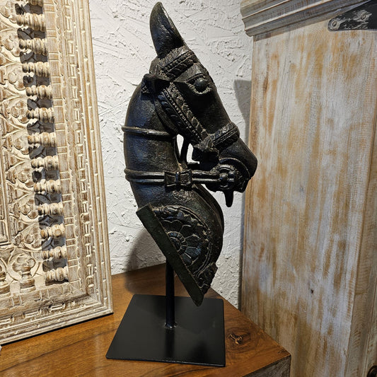 Wooden Horse on Stand