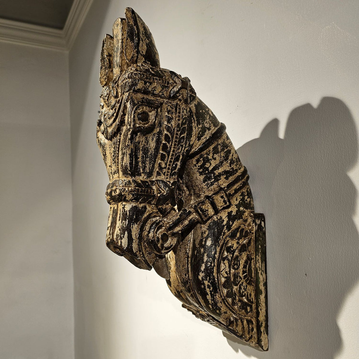 Wooden Horse - Wall Accent