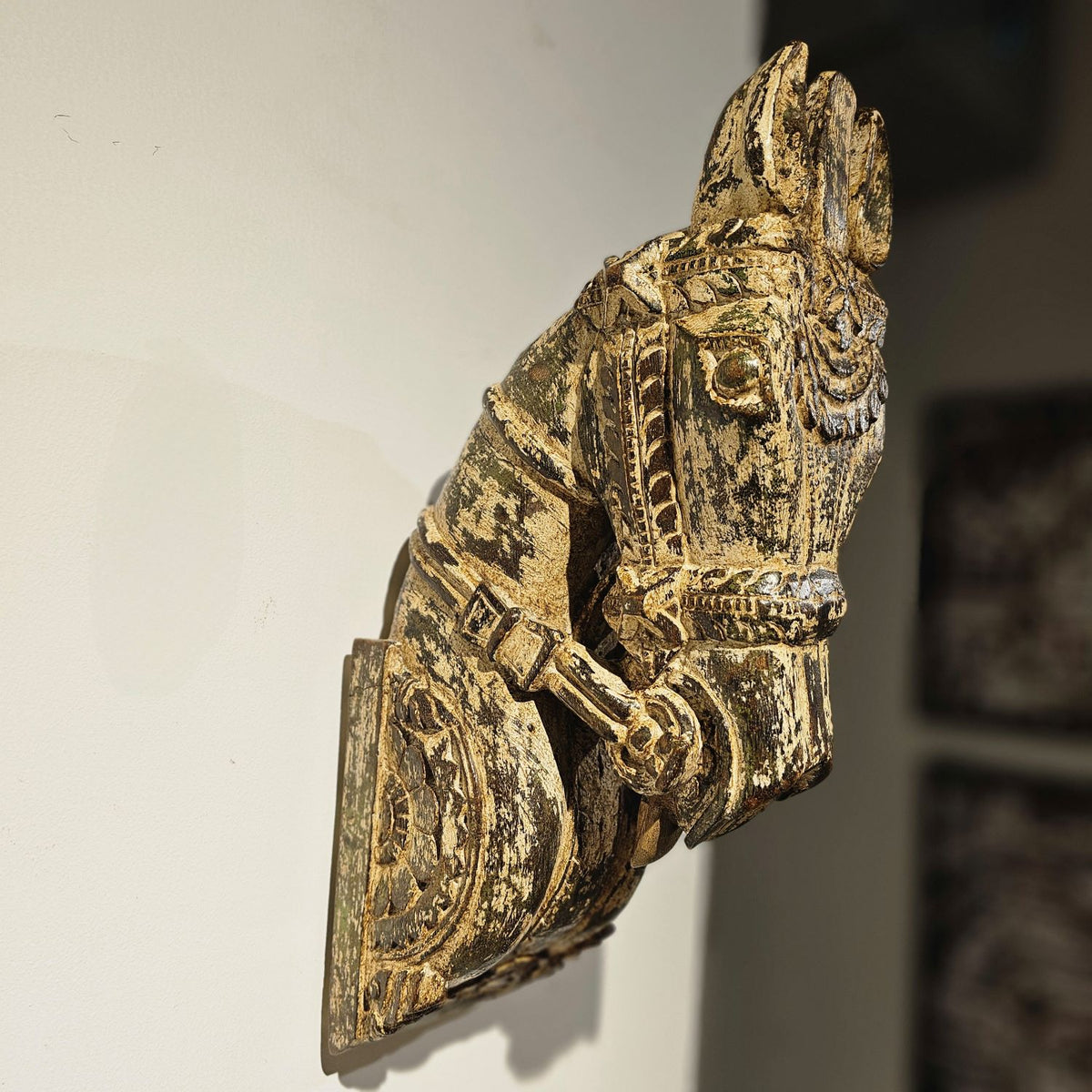 Wooden Horse - Wall Accent