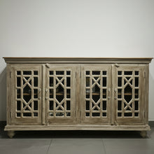Load image into Gallery viewer, Wooden 4 Door Sideboard (delivery only in Delhi/NCR)