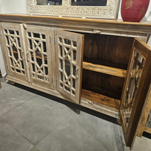 Load image into Gallery viewer, Wooden 4 Door Sideboard (delivery only in Delhi/NCR)
