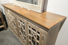 Load image into Gallery viewer, Wooden 4 Door Sideboard (delivery only in Delhi/NCR)