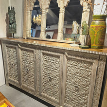 Load image into Gallery viewer, Wooden 4 Door Sideboard (delivery only in Delhi/NCR)