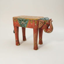Load image into Gallery viewer, Elephant Hand-painted Side Table