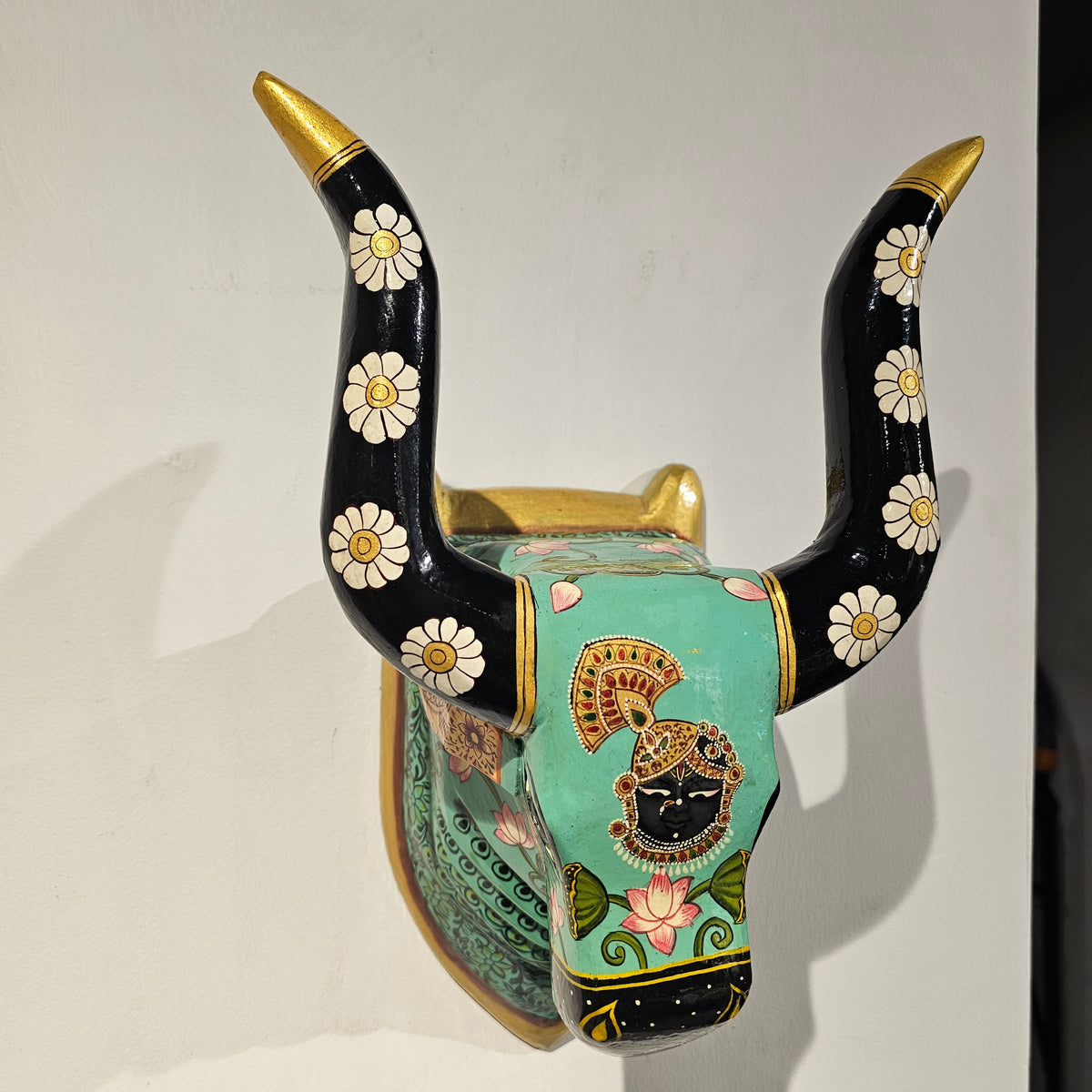 Wooden Nandi - Wall Accent