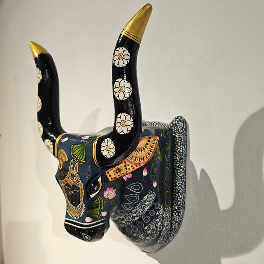 Wooden Nandi - Wall Accent