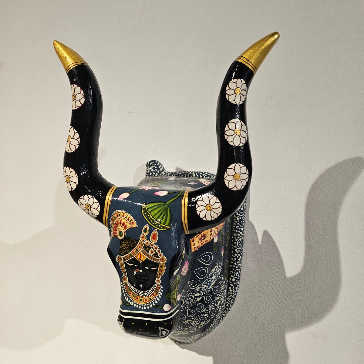 Wooden Nandi - Wall Accent