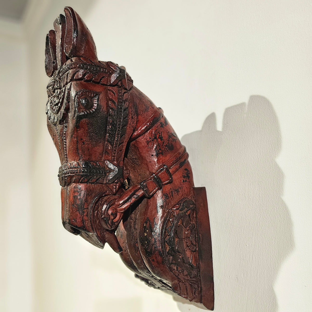 Wooden Horse - Wall Accent