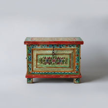 Load image into Gallery viewer, Hand-painted Wooden Side Table and Box