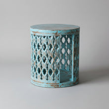 Load image into Gallery viewer, Vintage Wooden Side Table and Stool