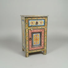Load image into Gallery viewer, Hand-Painted Wooden Side Table (set of 2)