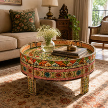Load image into Gallery viewer, Hand-painted Chakki Coffee Table