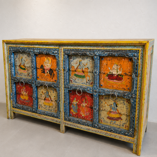 Vintage Wooden Sideboard (delivery only in Delhi/NCR)
