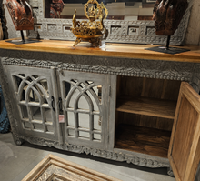Load image into Gallery viewer, Wooden 3 Door Sideboard (delivery only in Delhi/NCR)