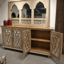 Load image into Gallery viewer, Wooden 4 Door Sideboard (delivery only in Delhi/NCR)