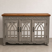 Load image into Gallery viewer, Wooden 3 Door Sideboard (delivery only in Delhi/NCR)