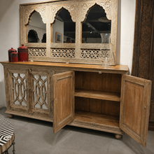 Load image into Gallery viewer, Wooden 4 Door Sideboard (delivery only in Delhi/NCR)
