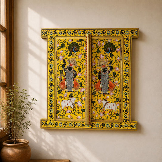 Pichwai Painted Window