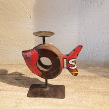 Load image into Gallery viewer, Fish Candle Stand Small - Recycled