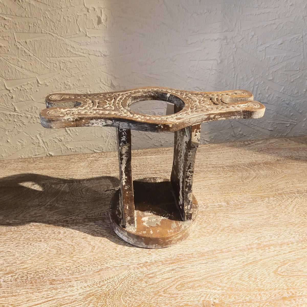 Vintage Wine Glass & Bottle Holder (Small)