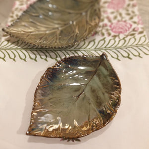 Set of 2 Leaf Platters (Small & Large)