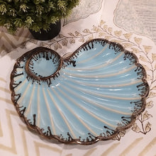 Load image into Gallery viewer, Ceramic Platter Shell (Blue)