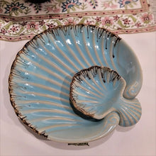 Load image into Gallery viewer, Ceramic Platter Shell (Blue/Round)