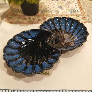 Ceramic Platter Shell (Navy-Black/Double)